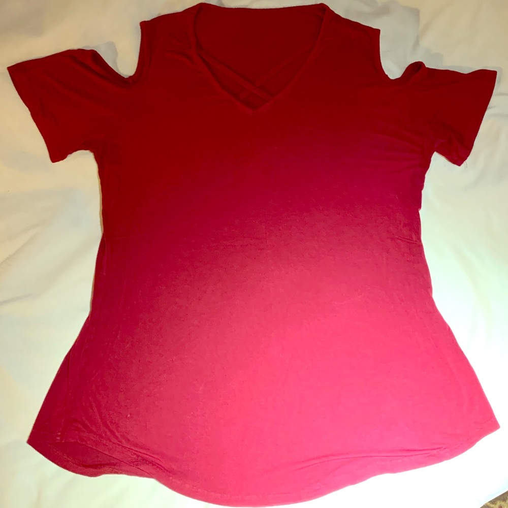 Cold shoulder top